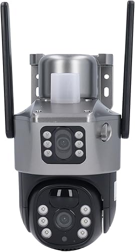 Pyhodi Cámara de seguridad solar al aire libre WiFi inalámbrica HD NightIP66 cámara de vigilancia, detección humana NightPIR de color, 2 vías
