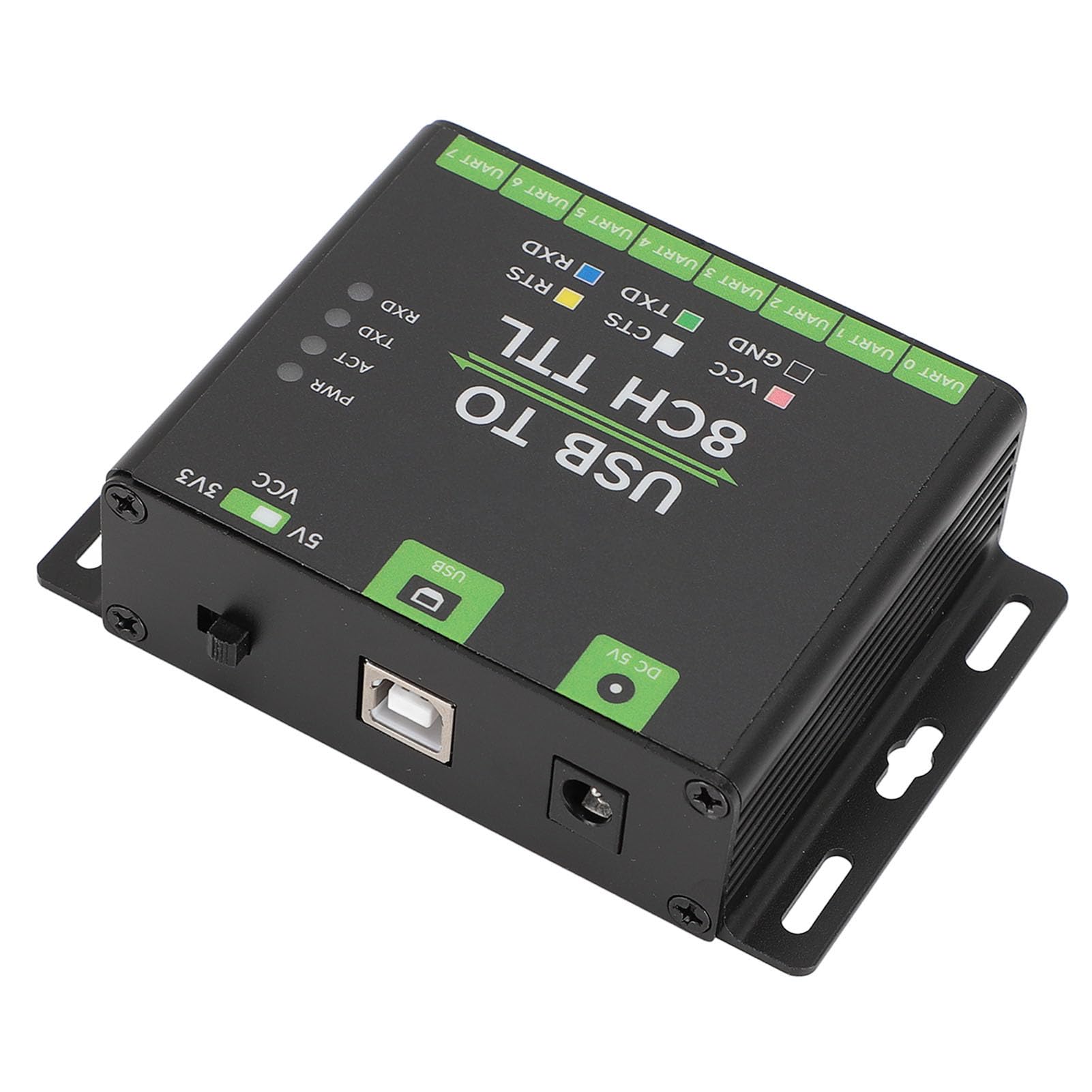Dpofirs Convertitore da USB a TTL con Circuiti di Protezione Multipli, Livello Operativo 5 V, per Vari Sistemi Operativi, Interfaccia di Connessione Antiinversione 50PIN