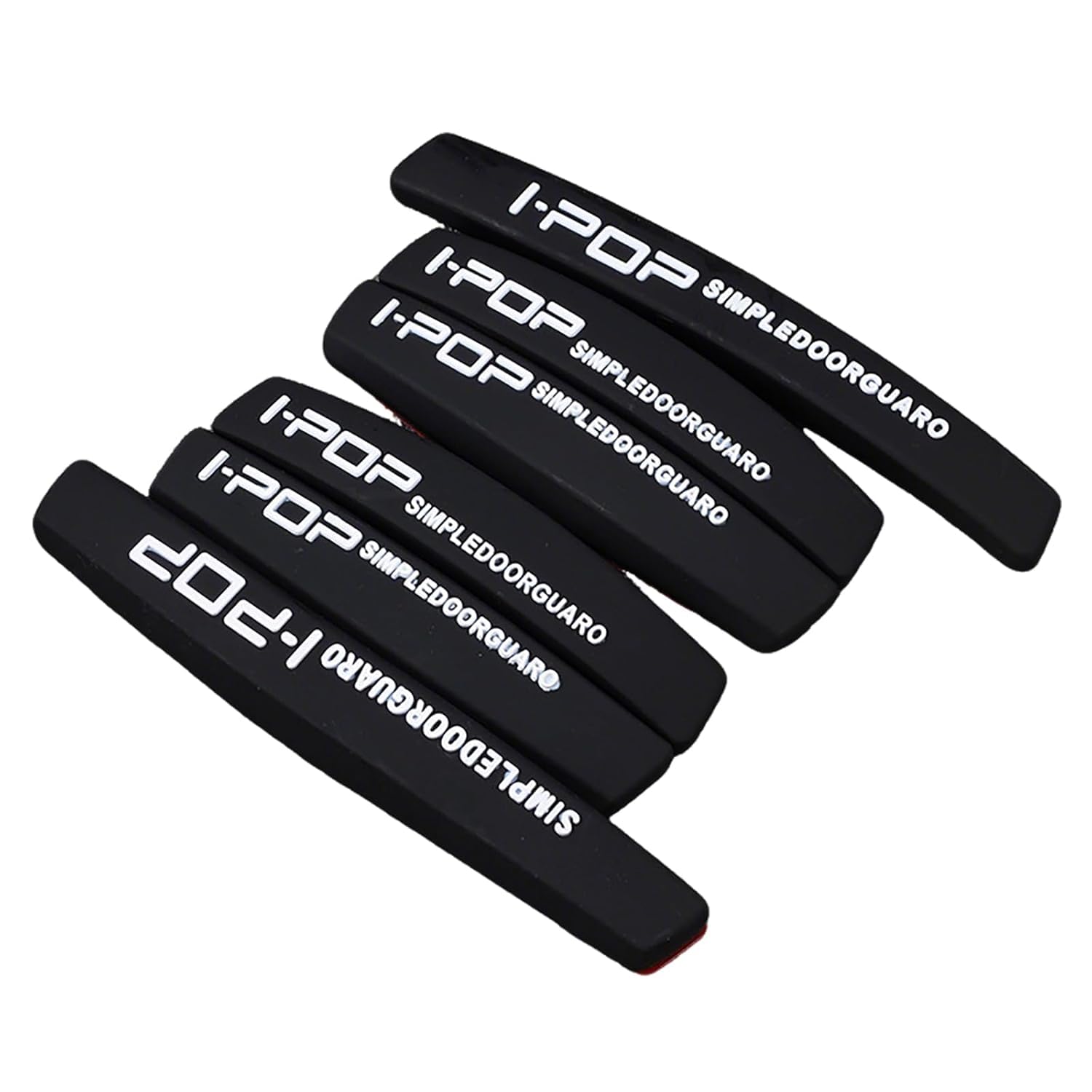 Qleema Car Door Protector Edge Guard – Soft Silicone, Shock-Absorbent, 6Pcs Set for 4-Wheeler Exterior, Sleek Stylish Car Door Guard, Durable Bumper & Side Protection