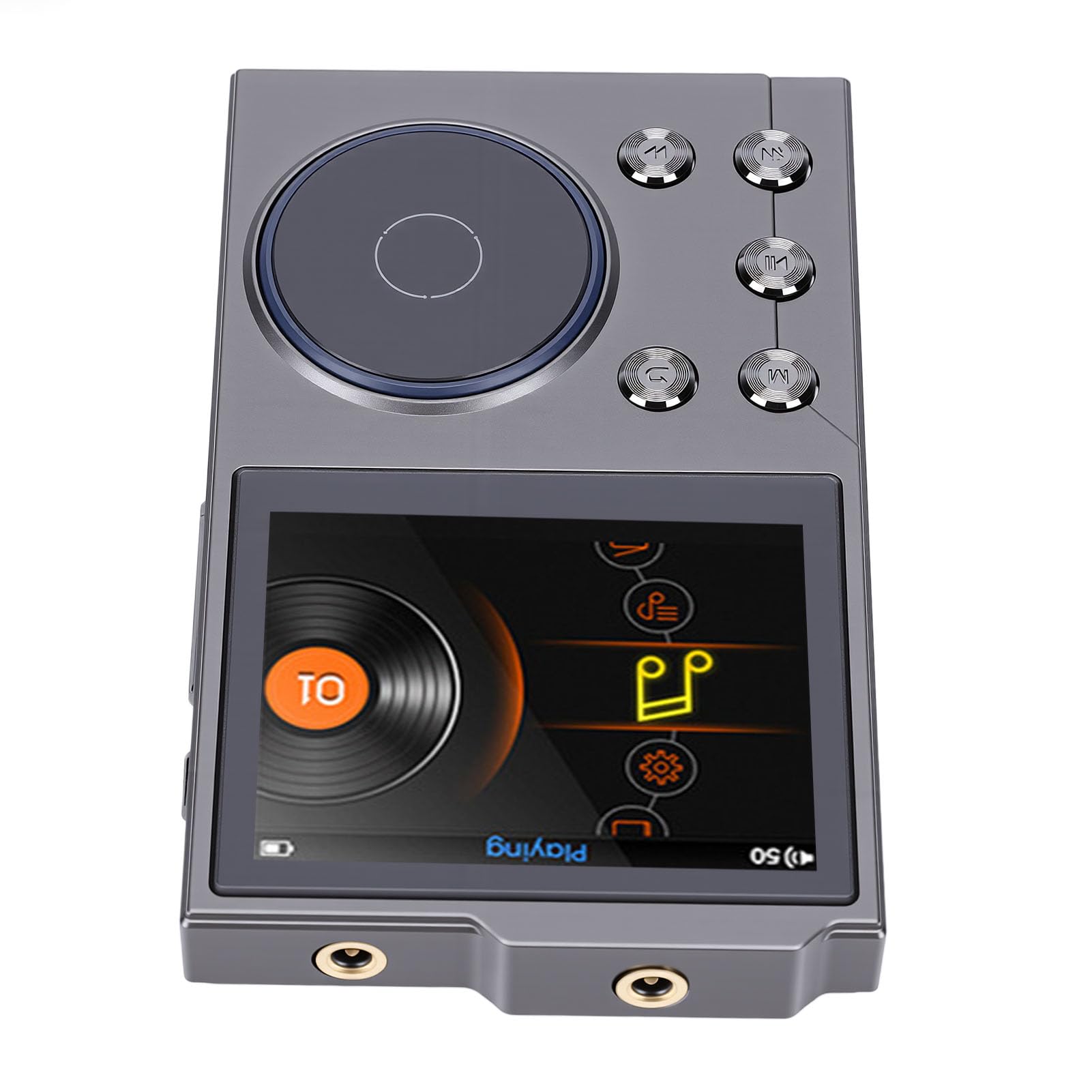 Lettore MP3 HiFi Ad Alta Risoluzione con Lettore Audio Digitale Bluetooth 5.0 Musicale Compatto per Appassionati di Musica 101 X 63 X 19 Mm
