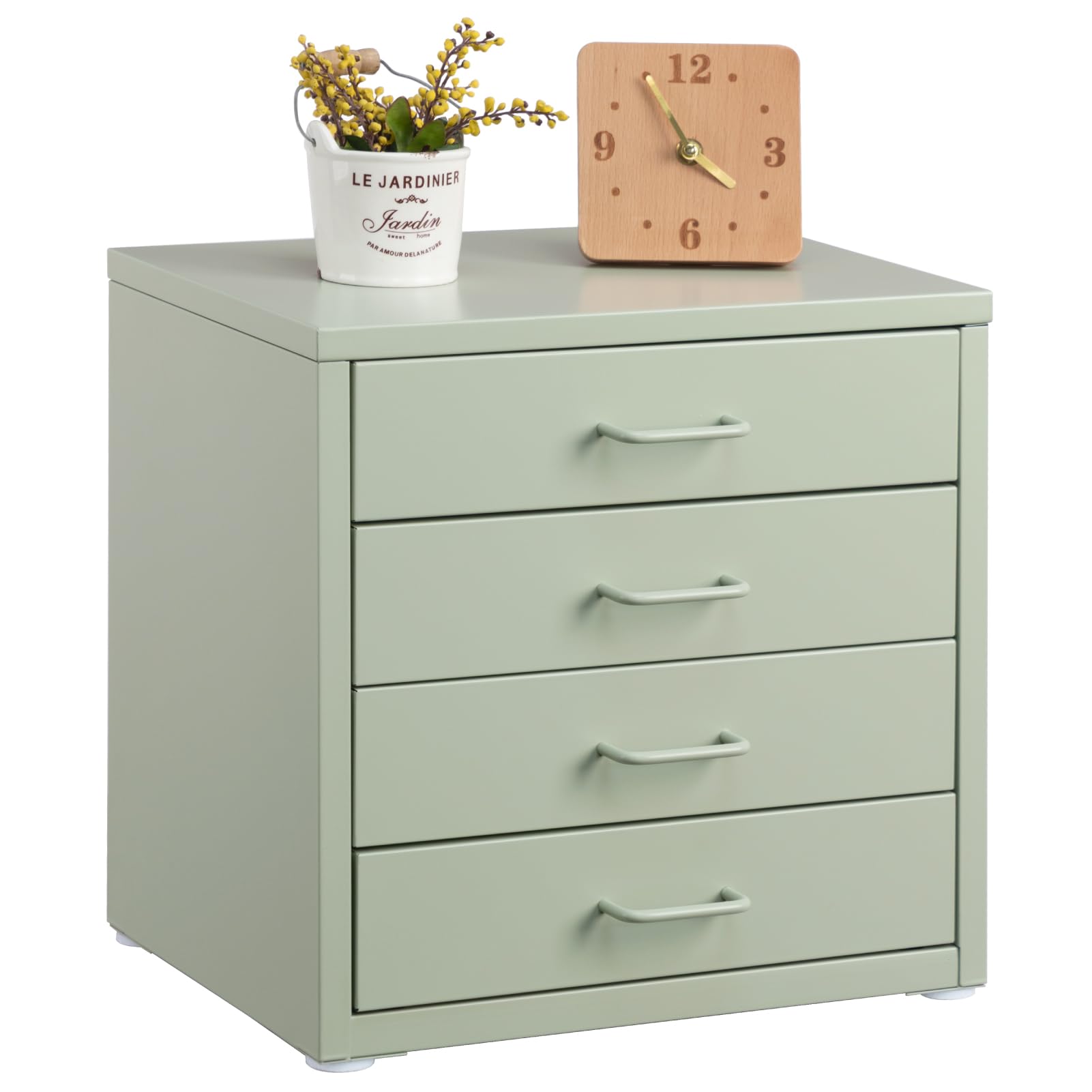 HollyHOME Desktop Stroage Drawers Filing Cabinet with 4 Drawers A4 Size