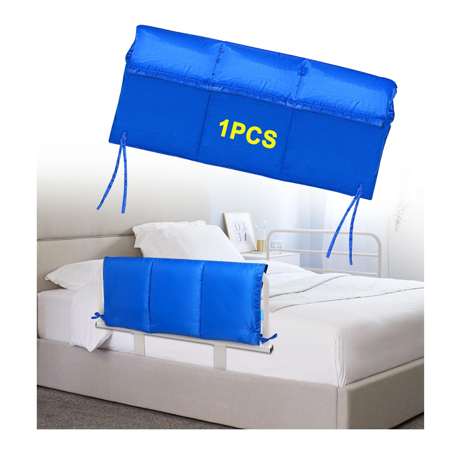 Bed Rail Covers for Hospital Bed Elderly Adults Bumper Seniors Guard Rail Bumpers Pads Bed Protector Side Padded Cover Bed Rail Padding Rails Not Included, Padded Cover Only (32x12inch 1 PCS) Bed Rail Covers for Hospital Bed Elderly Adults Bumper Seniors Guard Rail Bumpers Pads Bed Protector Side Padded Cover Bed Rail Padding Rails Not Included, Padded Cover Only (32x12inch 1 PCS)