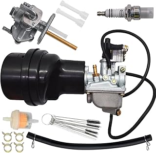 LT50 Carburetor For Suzuki 50 LT-A50 2002-2005 LT50 LT 50 1983-1987 JR50 1984-2006 ATV Quadrunner Carb with Air Filter Box