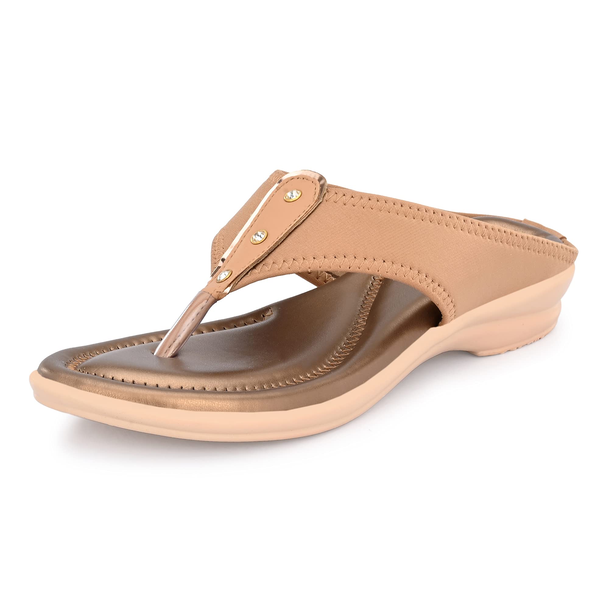 Centrino Womens 6202 Cream Thong Comfortable Ortho Care Ladies | Fashion Wear Sandal & Chappal | Soft Cushioned for More Comfort-4 Kids UK (6202-04) (B09F3NK3N5) Amazon Price History, Amazon Price Tracker