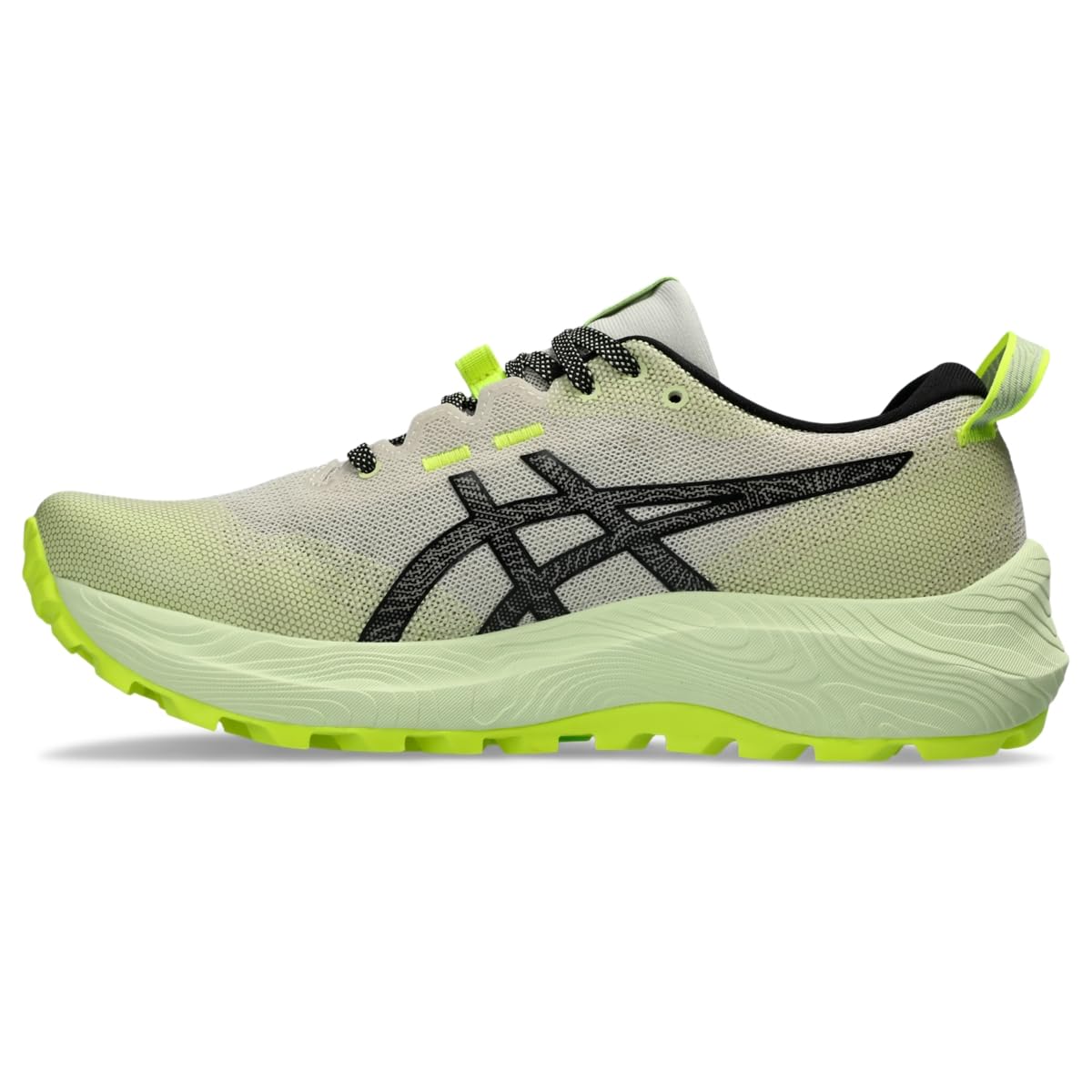 ASICS Scarpe da corsa Gel-Trabuco 12 da donna, Farina d'avena/Nero, 40 EU
