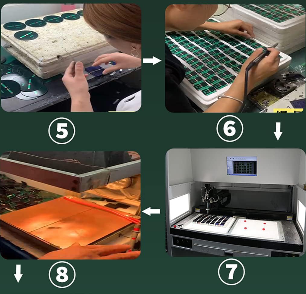 1V 80mA 30X25mm Micro Mini Small Power Solar Cell Solar Panel (100)