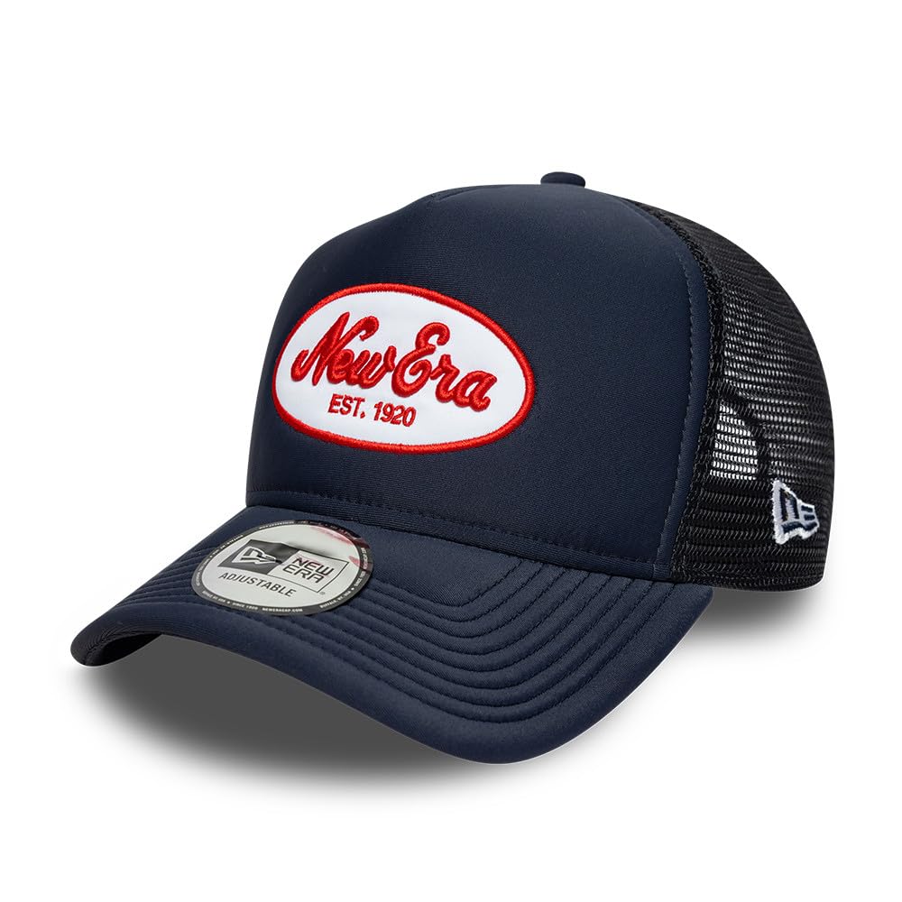 New Era Unisex Navy Adult's 9Forty Trucker Oval Foam Patch Trucker Baseball Cap Hat