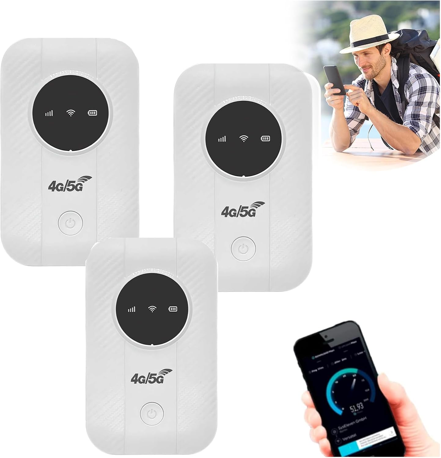 Generic 4G/5G WiFi Hotspot, Portable Travel Router, Unlocked USB WiFi Modem, Supports 300Mbps, Connects Laptops, Smartphones, Tablets, Ideal for Travelers Generic 4G/5G WiFi Hotspot, Portable Travel Router, Unlocked USB WiFi Modem, Supports 300Mbps, Connects Laptops, Smartphones, Tablets, Ideal for Travelers