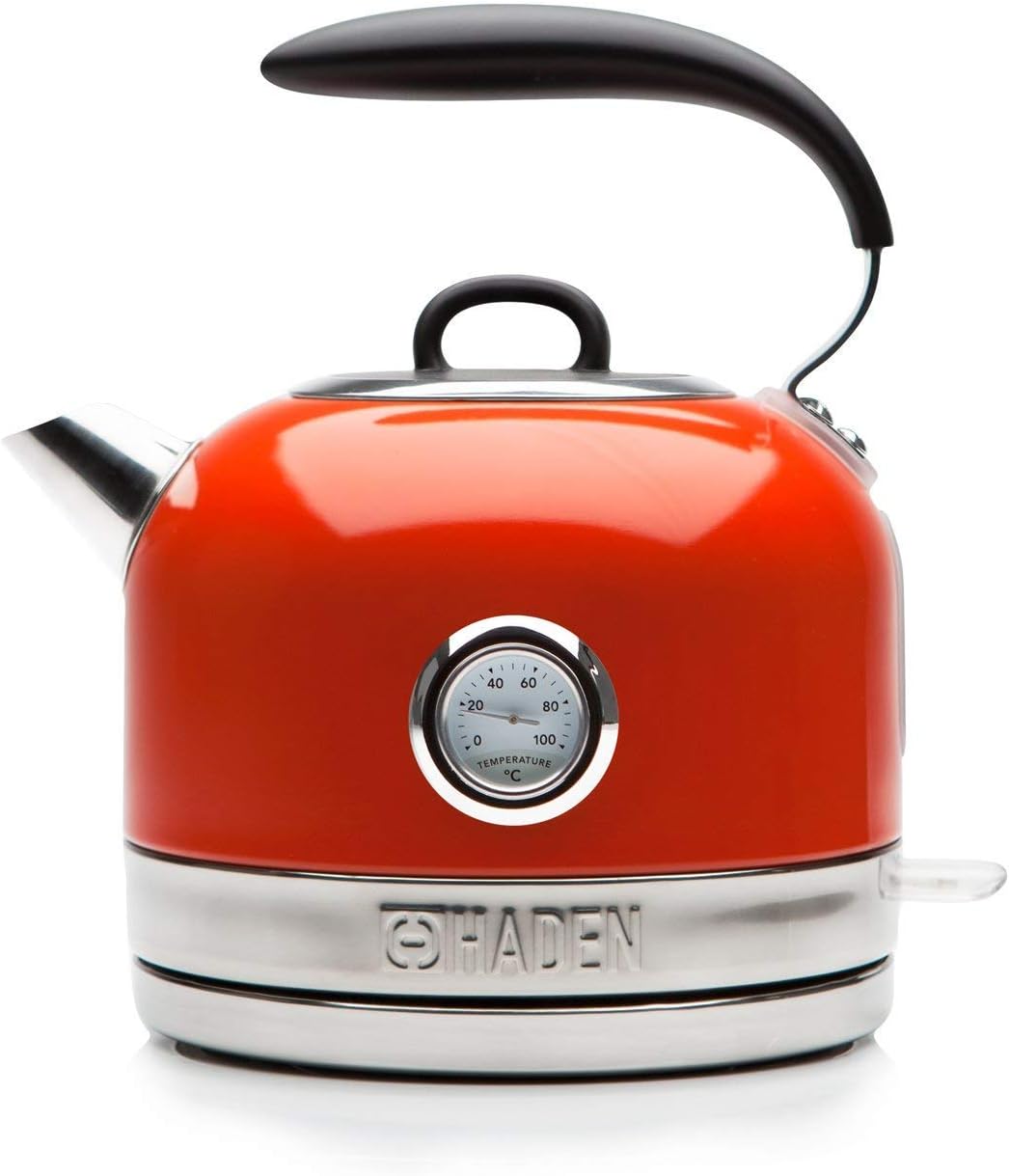 Haden Jersey Orange Kettle Fast Boil Kettle Cordless Boil Dry