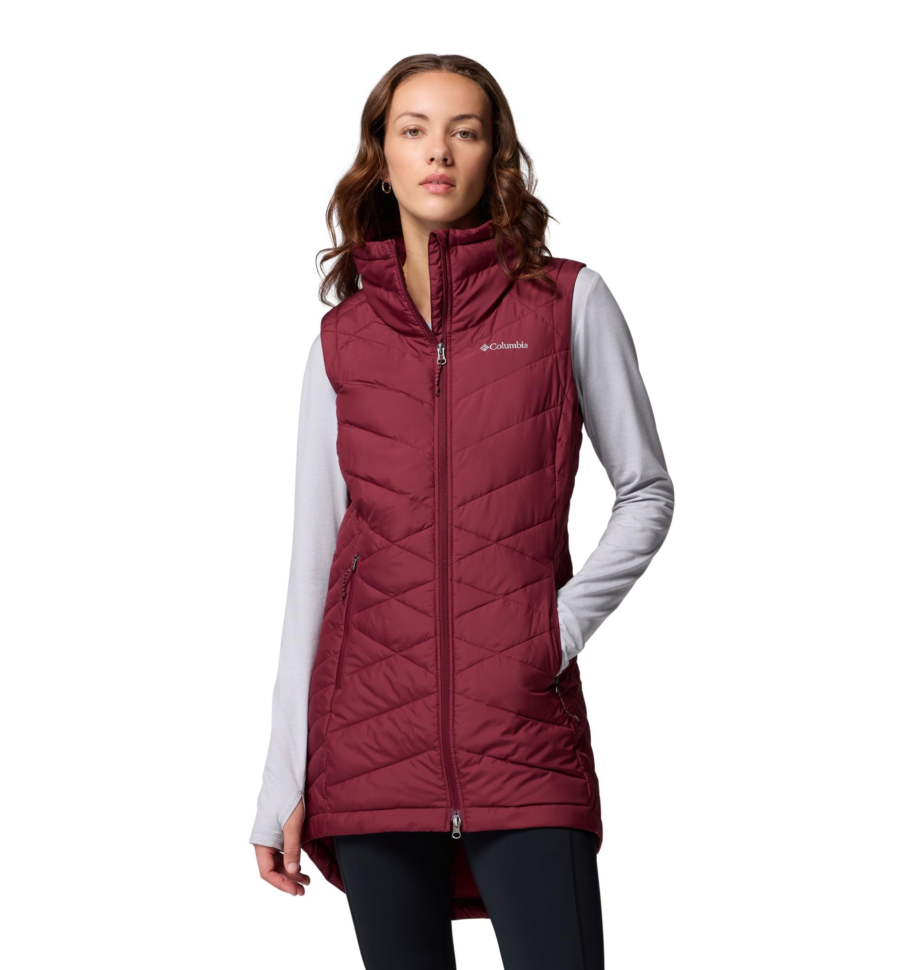 Columbia womens Heavenly II Long VestDown Vest