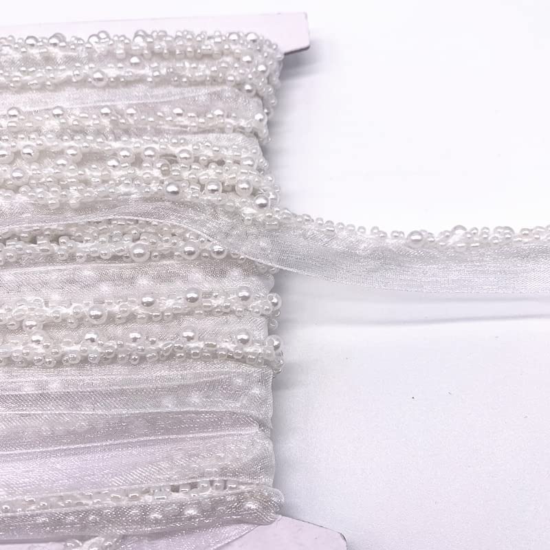 Ruban en dentelle de coton de 16 mm pour col brodé et projets de couture créatifs