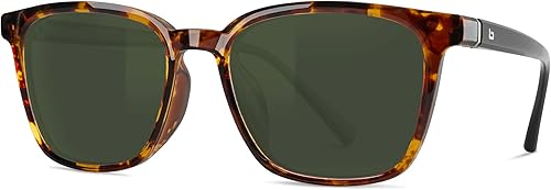 Miniatura 35 de B.N.U.S Gafas de sol polarizadas resistentes a los arañazos con lentes de cristal Corning para una claridad superior y protección UV Lente ámbar