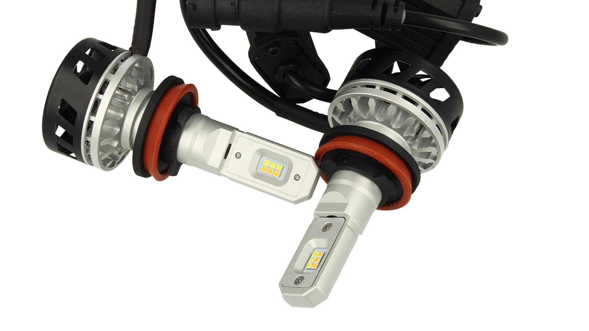 Zestaw Full Led Canbus H8 H11 30W Dual Color 6000K 3000K Podwójne Kolory Biały Żółty Super Jasne i Przeciwmgielne 12V 24V 5000lm