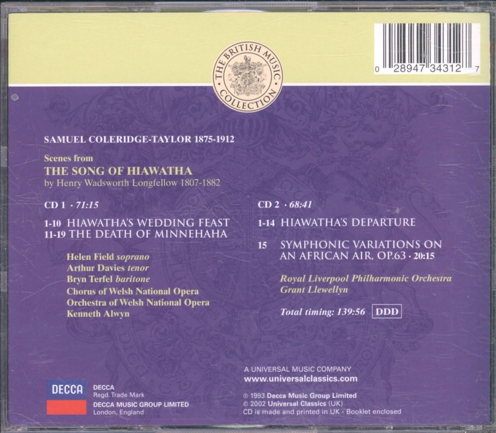 Samuel Coleridge-Taylor - The Song of Hiawatha