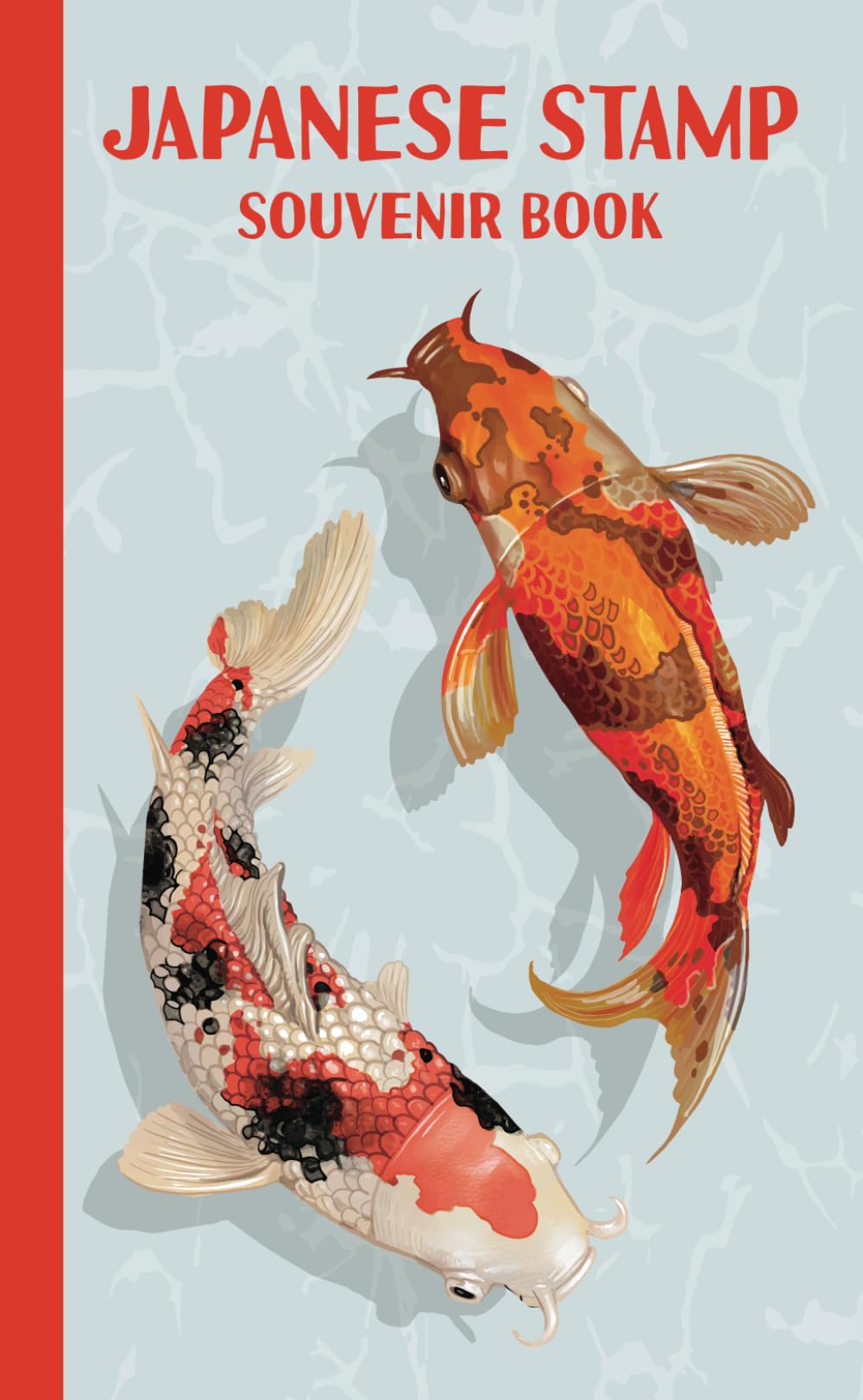 Japanese Stamp Souvenir Book: Collect Train Station Stamps and Other Japanese Stamps During Your Japan Travel | Koi Fish Cover Design