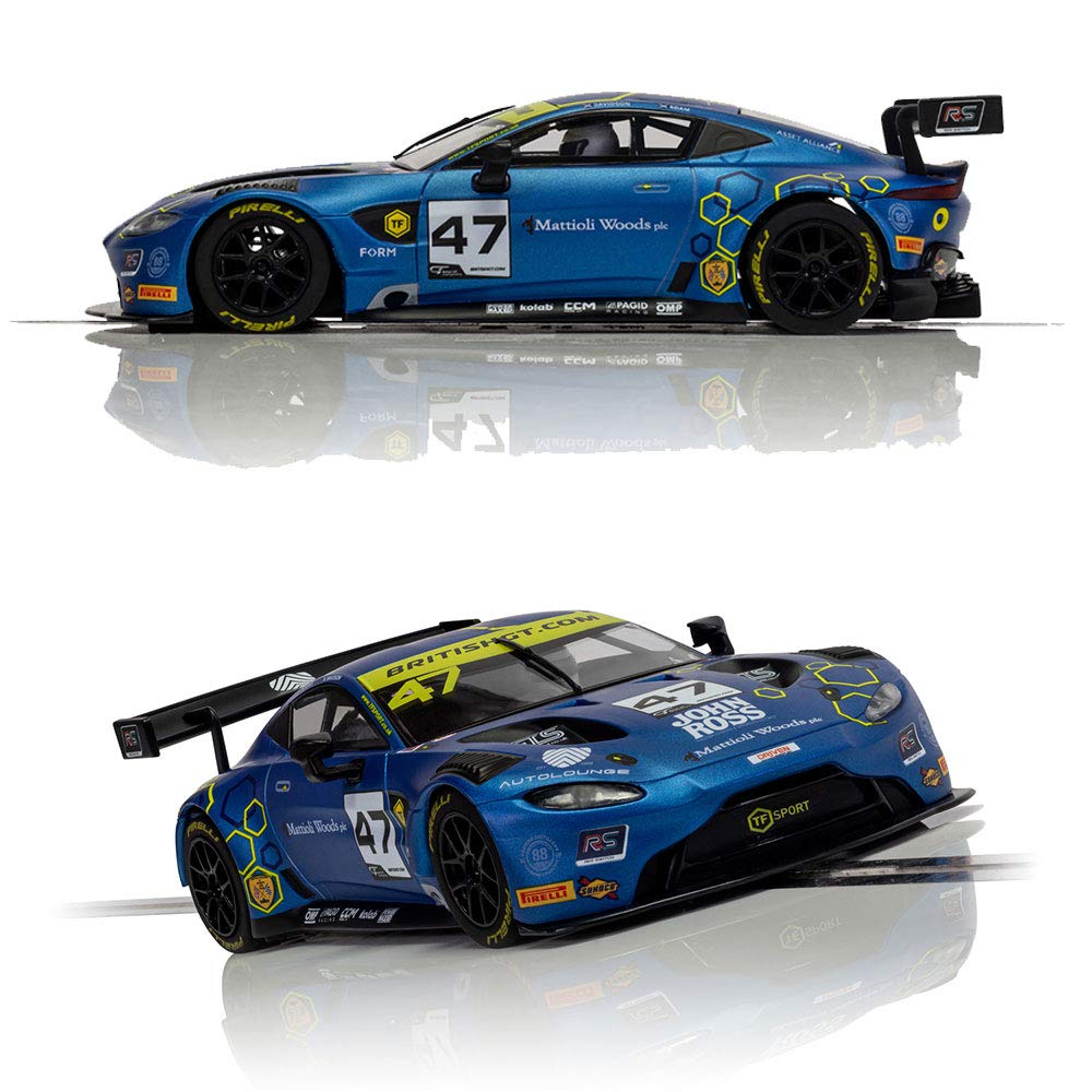Amazon.com: Scalextric Aston Martin GT3 2019 TF Sport British GT 1