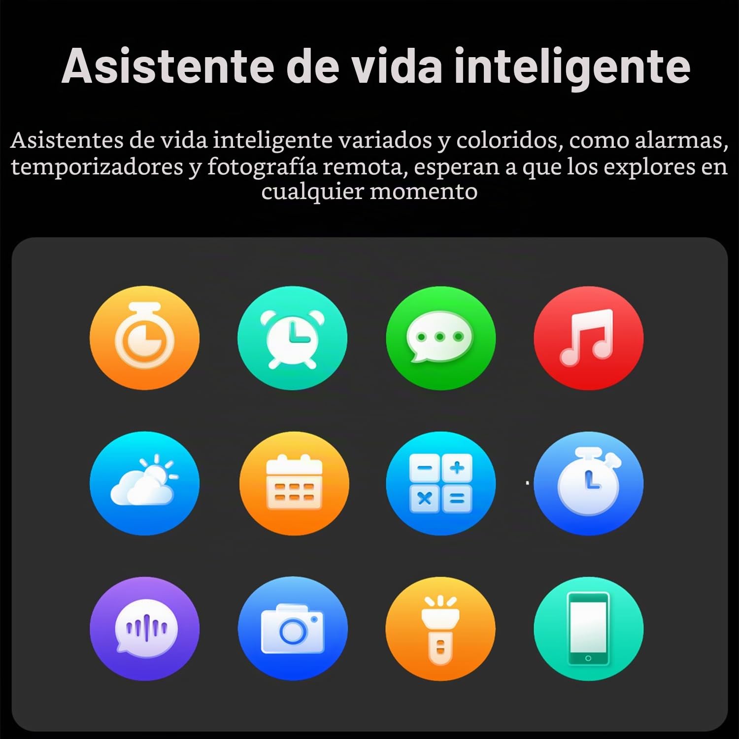 Reloj Inteligente con Presión Arterial Habilitado para Bomba, Pantalla AMOLED HD de 2.06" Smartwatch, Información ECG, Múltiple Modos de Movimiento AI, Batería 530mAh (Negro1)