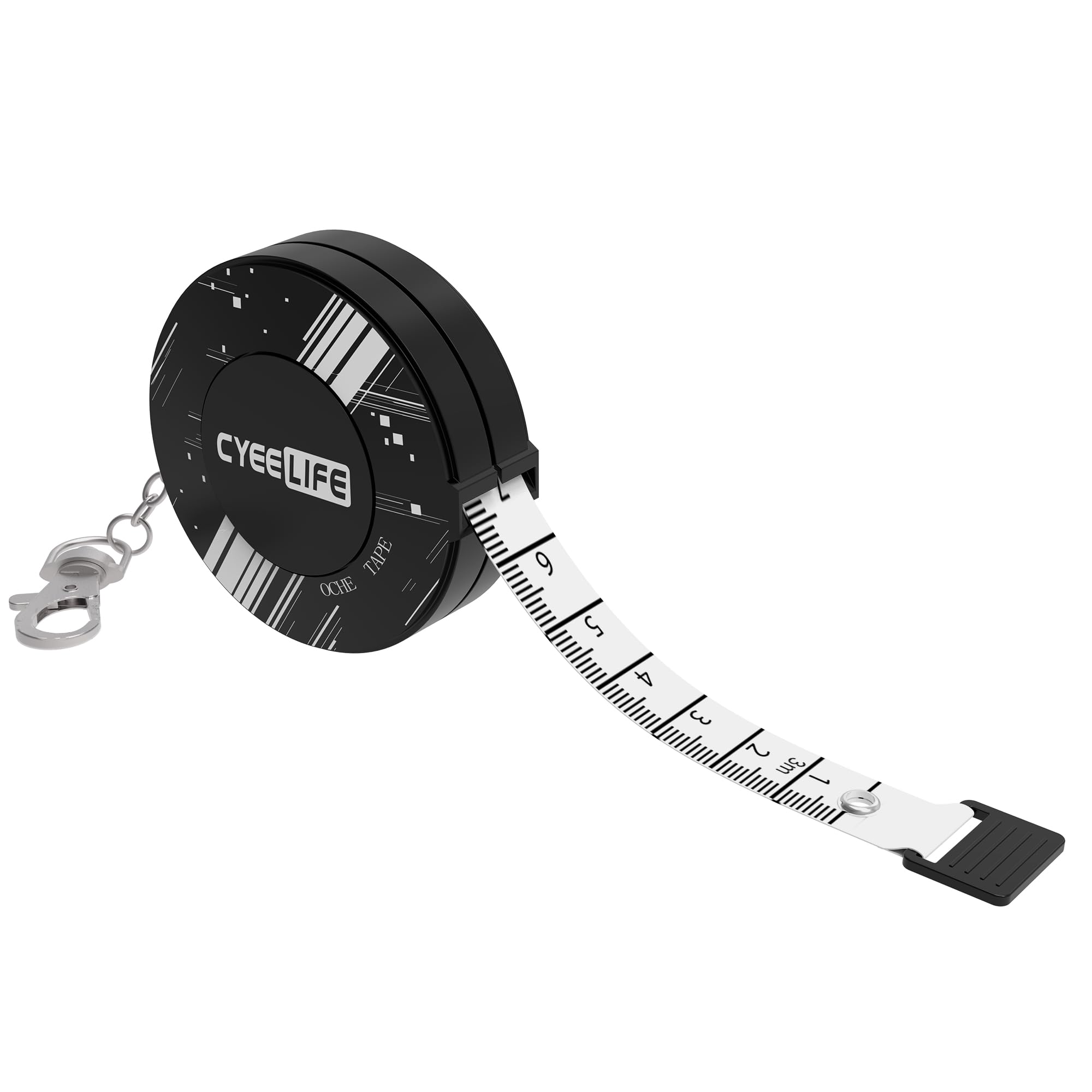 CyeeLife Einziehbares Dartscheibenmaß und Oche-Guide für einfachen Aufbau,Dart Throw Line Marker Tape,Dart Zubehör