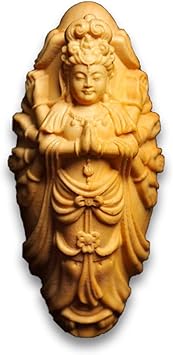 Amazon Viche Catt 厄除け 開運 木彫り 千手観音菩薩 観音様 ご利益 ストラップ 柘植 黄楊 千手観音菩薩 仏像 オンライン通販