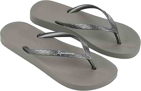 Amazon.com | Ipanema Women's Flip-Flop, Grey Silver, 1/2 UK