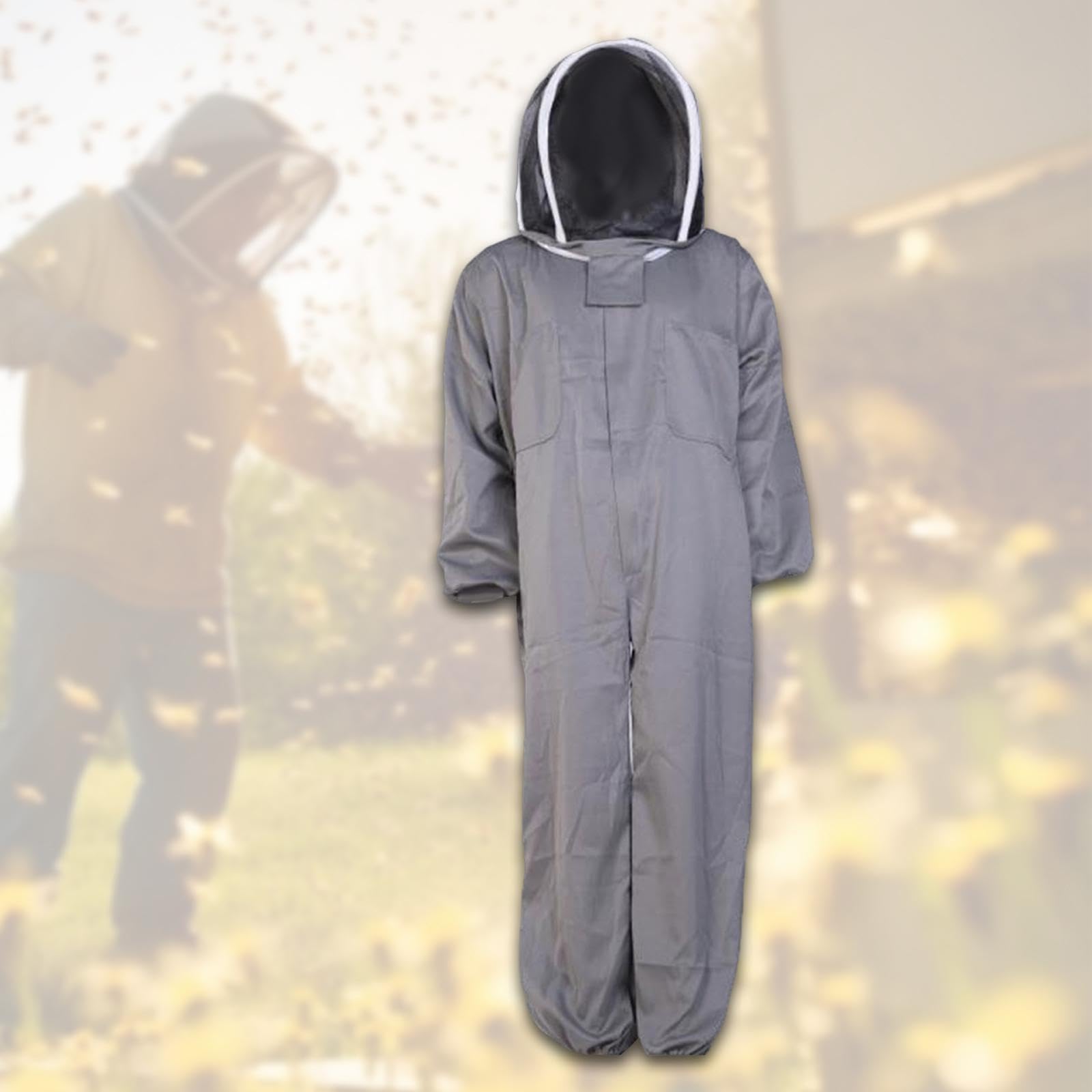 Mono de Apicultor con Capucha Y Velo, Ideal para Actividades en El Jardín, XL