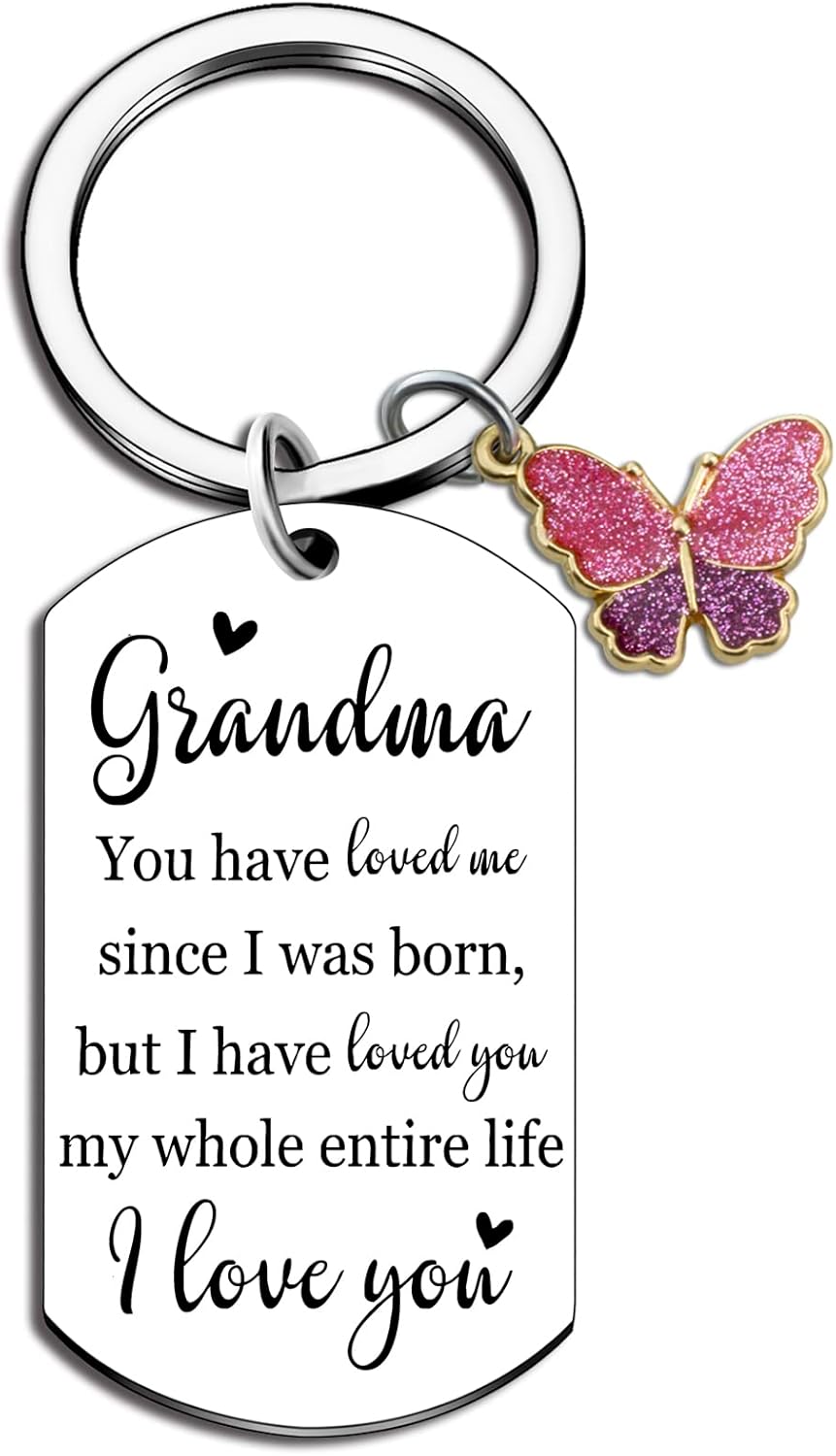 Ikacvb Mothers Day Gifts Grandma Keychain Best Gifts For Grandma Christmas Birthday Gift Ideas Grandmother Gifts For Grandmas From Grandkids