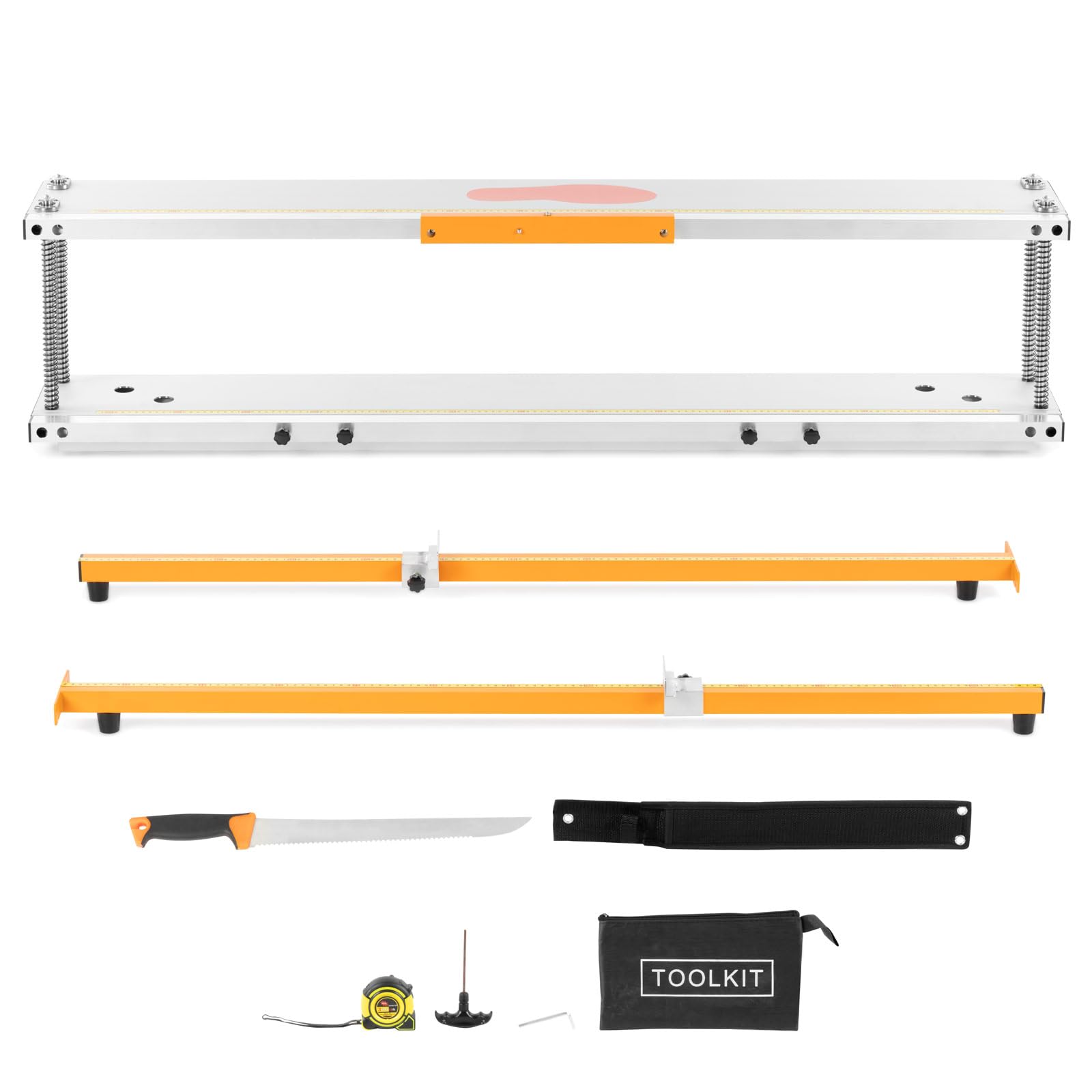 BAUTEC Dämmstoffschneider ISO-QUICKCUT + Dämmstoffmesser » optimiert für Rollenware » schneidet Glaswolle, Steinwolle, Mineralwolle, Klemmfilz