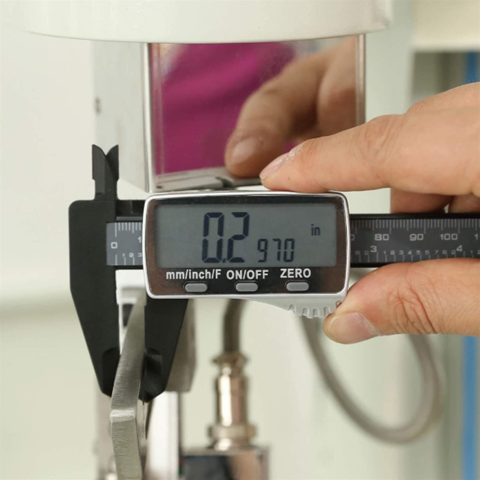 Suwmiarka Cyfrowa, Zakres Pomiaru Od 0 Do 6 Cali/Od 0 Do 150 Mm, Rozdzielczość 0,001 Cala/0,01 Mm, Suwmiarka Elektroniczna Lcd, Konwersja Ułamków/Cali/Jednostek Metrycznych, 2 Szt.