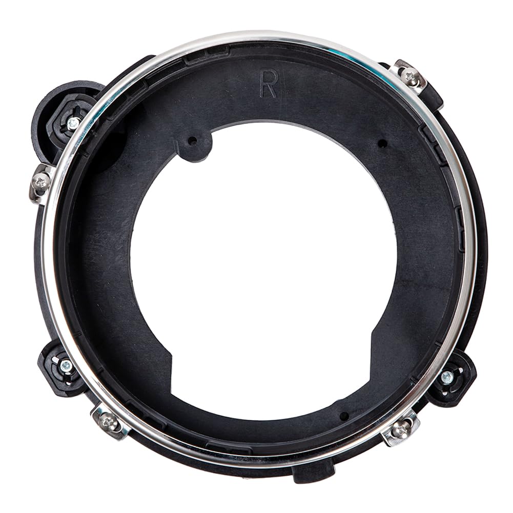 HY-SPEED 110384 Headlight Bracket Passenger Side Compatible with 1997 1998 1999 2000 2001 2002 2003 2004 2005 2006 97-06 Jeep Wrangler Plastic Black