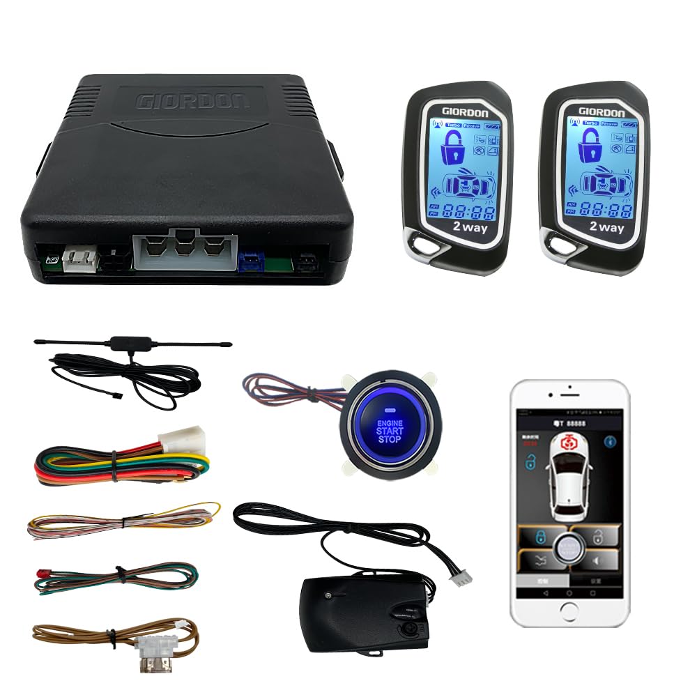GIORDON Universal Two Way Car Remote Engine Start