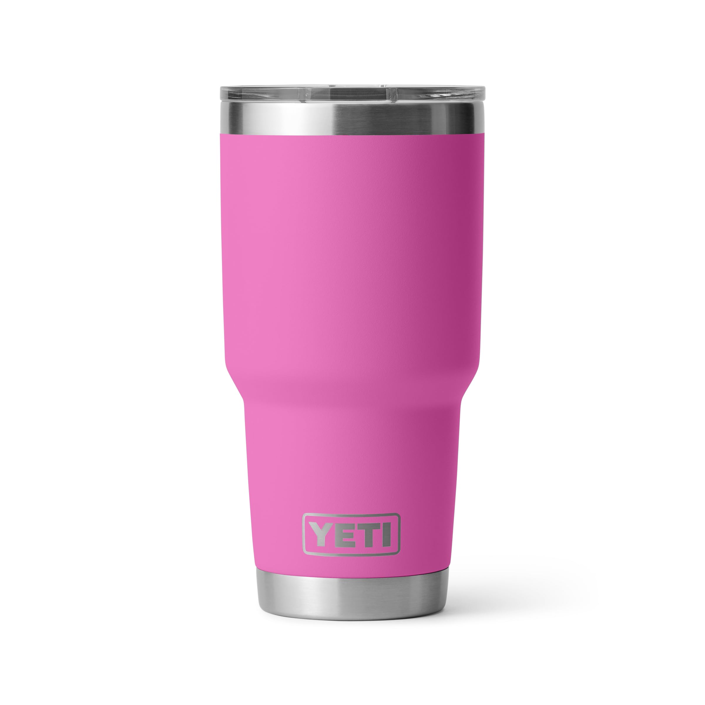 YETI Rambler 30 oz Tumbler, Stainless Steel, Vacuum Insulated with MagSlider Lid, Wildflower Fuchsia