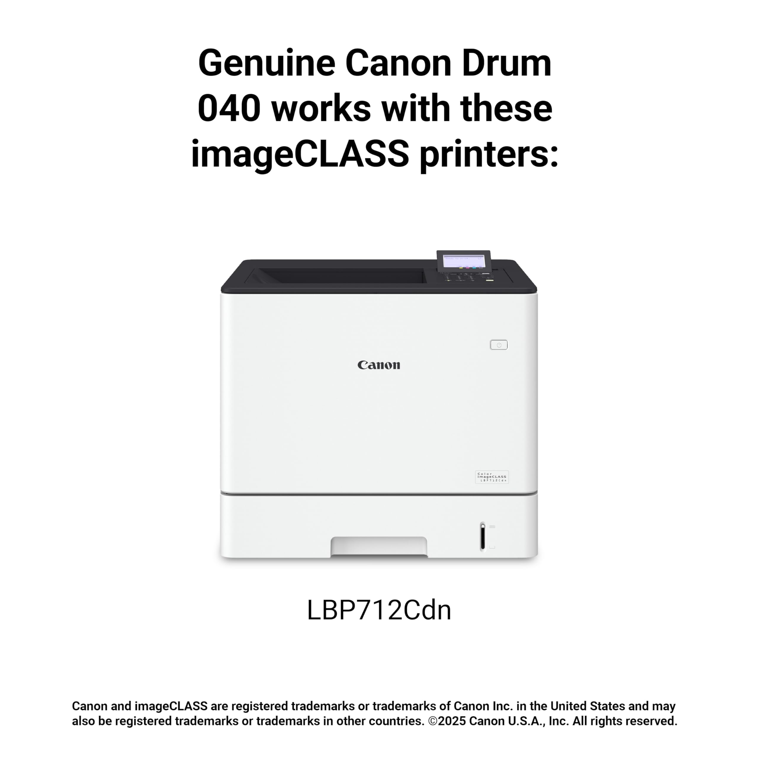 Amazon.com: Canon Genuine 040 Black Toner Cartridge