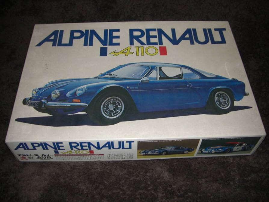 未組立バンダイ1/20アルピーヌ・ルノーA110 Amazon | 絶版旧車プラモ アルピーヌ・ルノーA110 1/20バンダイ
