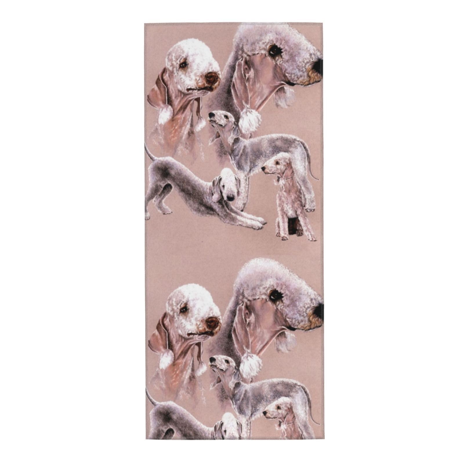 LSRCPD Towel 30 x 70 cm,Hand Towel, Soft Bath hand towels for Kitchen Hotel Gym Laundry RoomBedlington Terrier