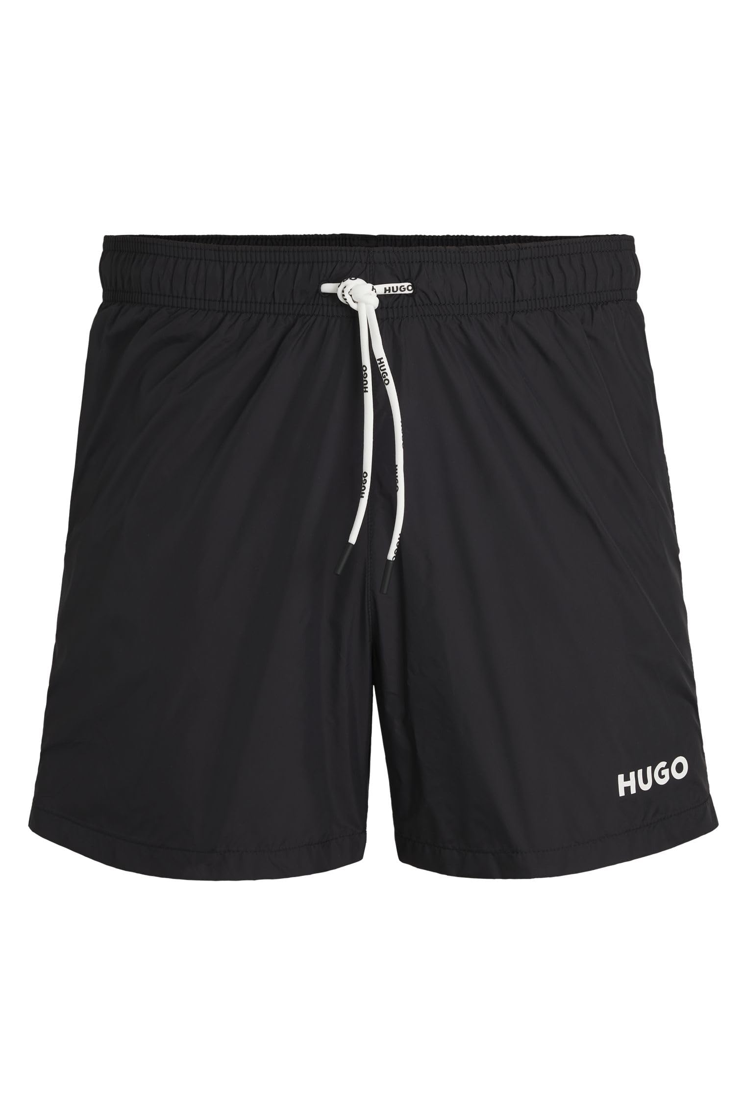 HUGO Men's Haiti Swim Trunks, New-Black1, XXL