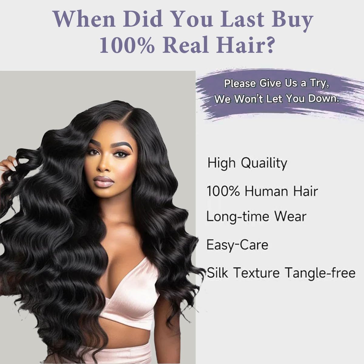 36 Inch 13x6 Lace Front Wigs Human Hair Pre Plucked 200% Density Body Wave HD Transparent Lace Frontal for Women Can Last 6-9 Months Tangle-Free Natural Color Glueless with Baby Hair