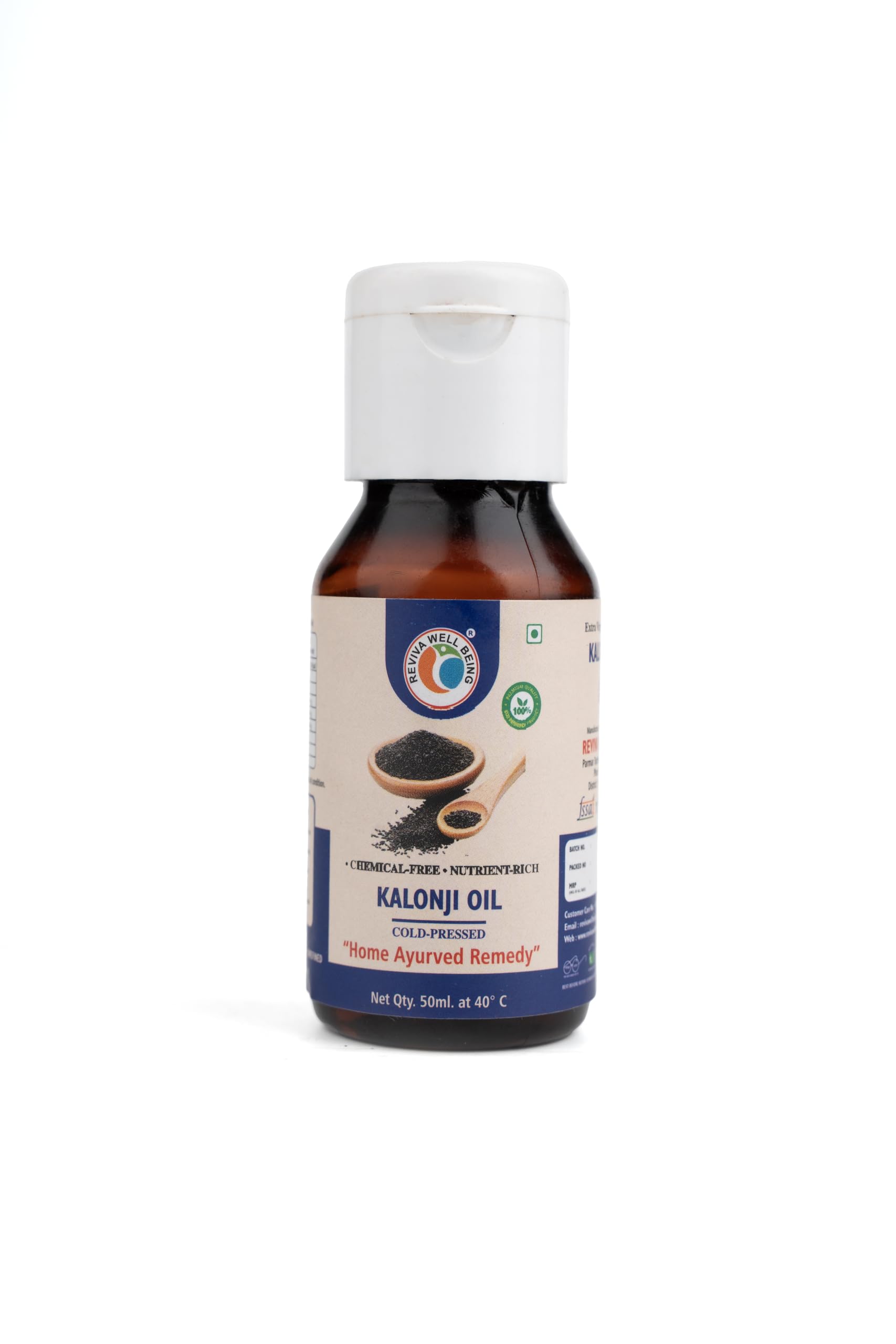 REVIVA WELL BEING Kalonji Oil 50ml | FIRST PRESS | Cold Pressed Black Seed Oil for Skin, Hair, and Health | Natural and Nutrient-Rich Oil-image-44