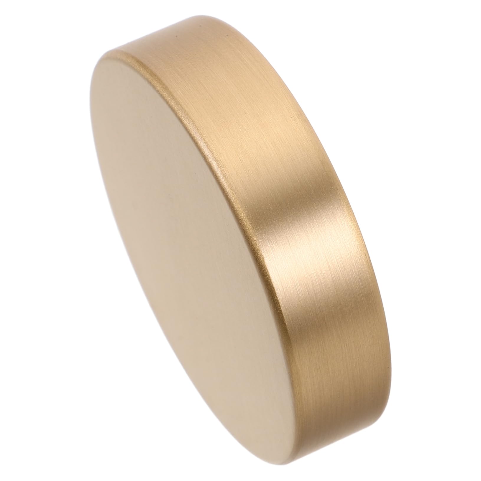 Fermacarte Rotondo in Ottone Oro Stile Antico 1 Pezzo | Peso Stabile per Fogli, Uso su Scrivania e Scaffale, Finitura Metallica Elegante