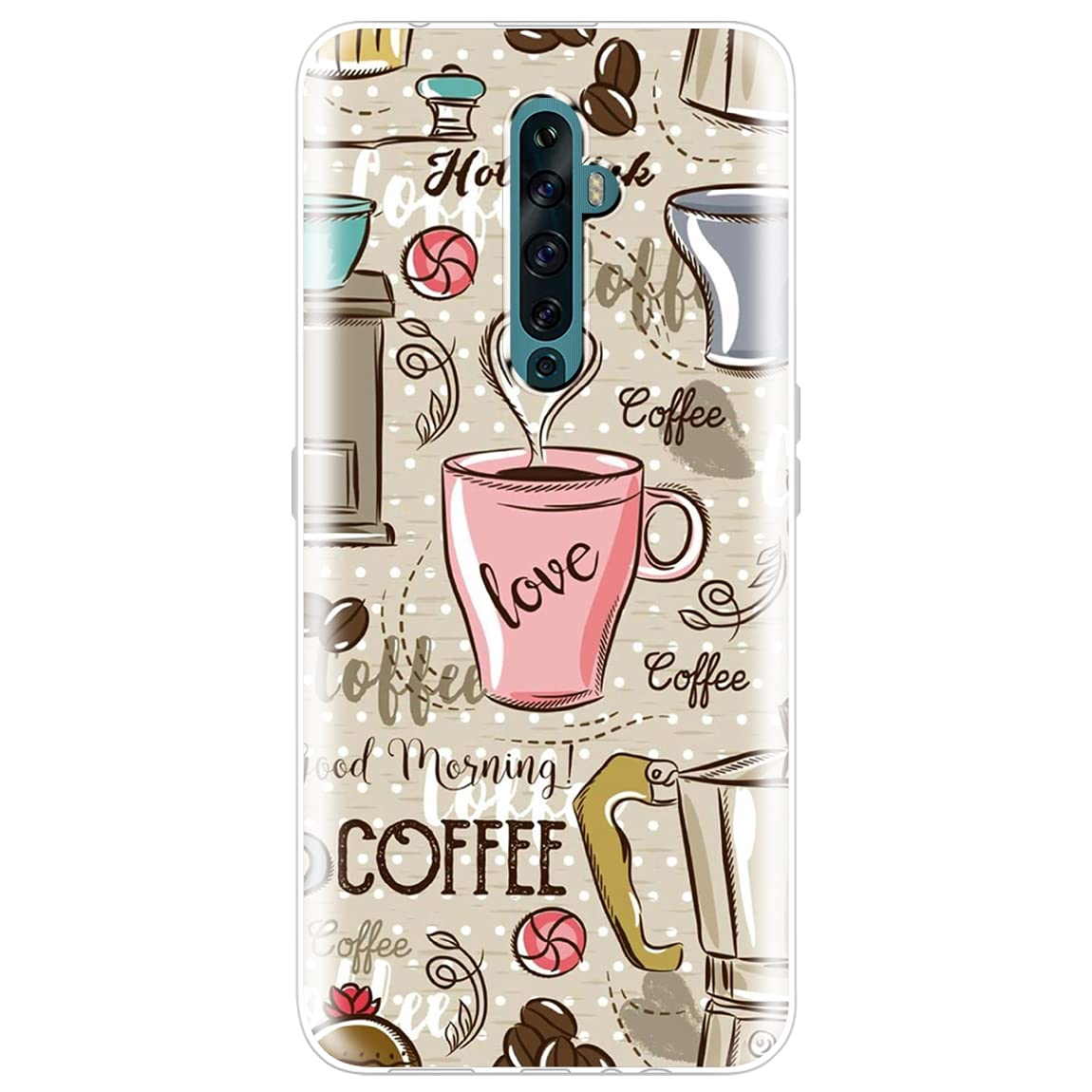 Fashionury Silicone Designer Printed Back Case Cover for Oppo Reno 2F / Reno 2Z -D022 (B094VZ17N4) Amazon Price History, Amazon Price Tracker