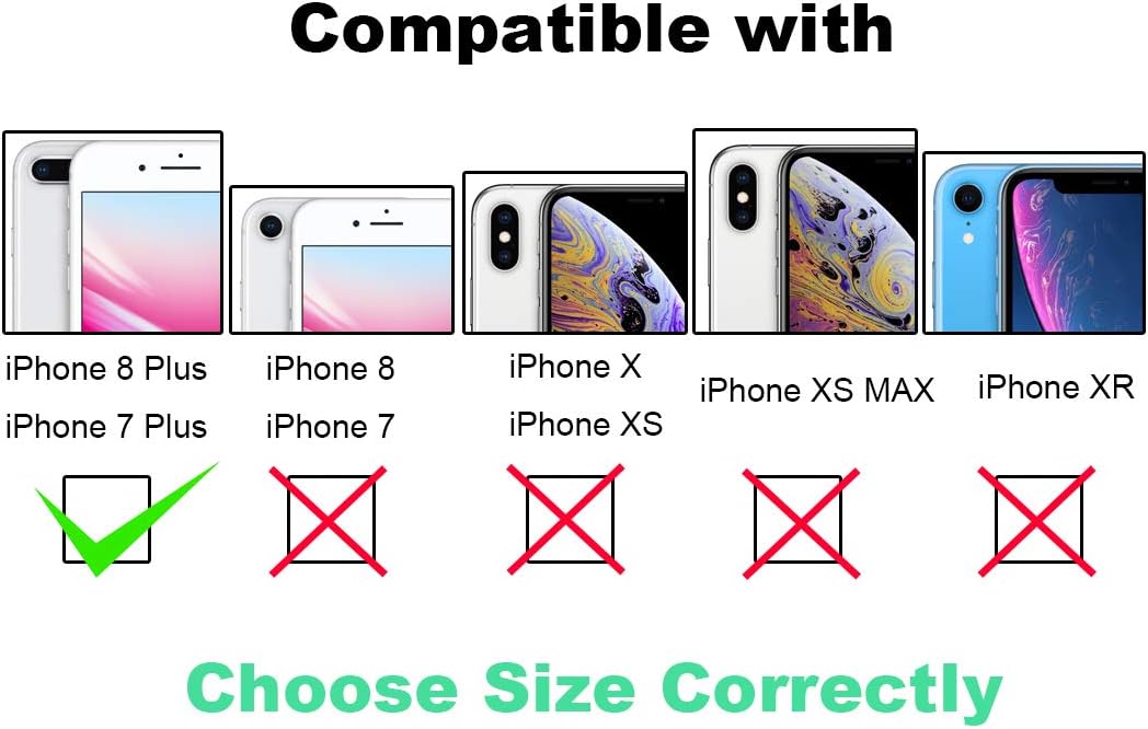 Dimaka iPhone 7 Plus Case, iPhone 8 Plus Case for Girls, Vintage Pattern Case [Floral Cover] 2 Layer Parts Hybrid Cover for iPhone 7 Plus and iPhone 8 Plus (Obsession Camellia)