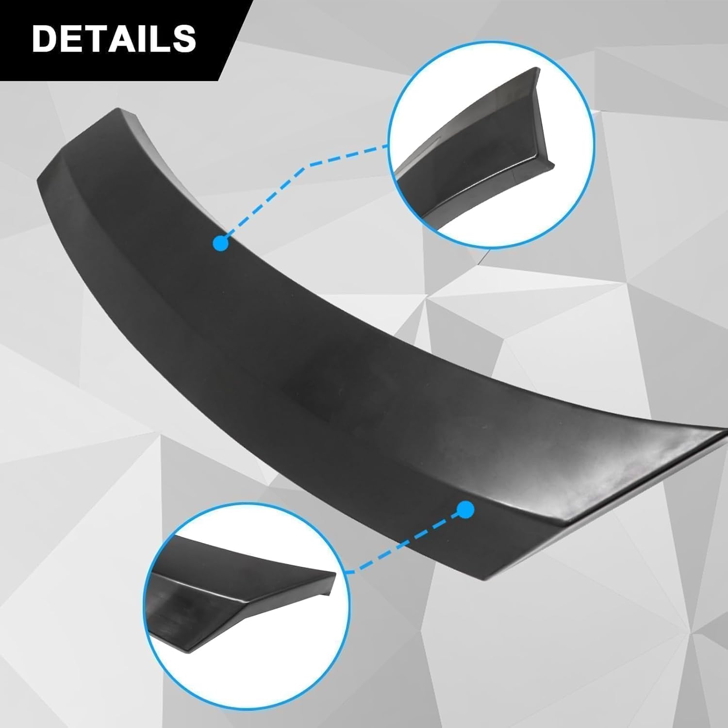 SecosAutoparts Front Wheel Flare Right Side Compatible with Mercedes-Benz Gl350 450 550 2010 Replace# 164-884-98-22-1798, 16488498221798