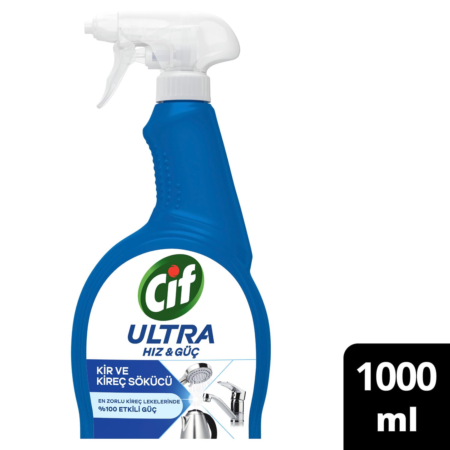 Cif Ultra Hız & Kireç Sökücü Sprey Leke ve Kir Çıkarıcı 1000 ml