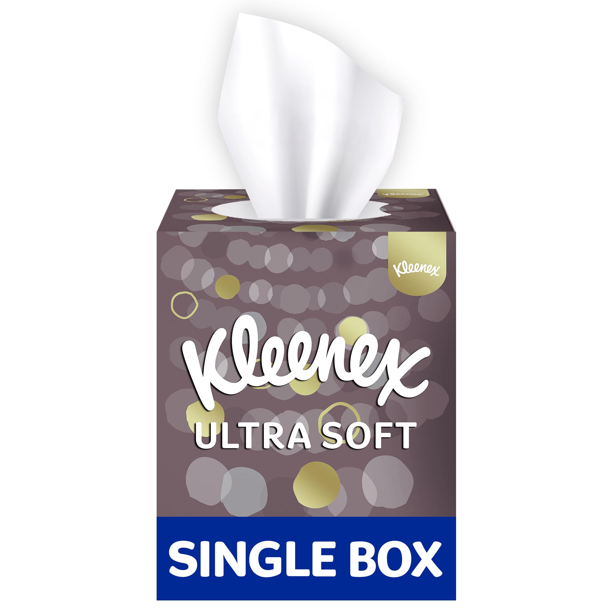 KLEENEX Ultraweiche Gesichtstücher, 3-lagig, Weiß, Unparfümiert, 72 Blätter, Doppelpack, Karton