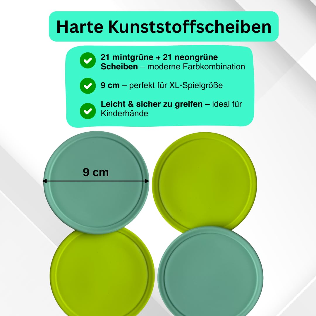 Riesen 4 Gewinnt Wandspiel, 78 x 86 cm, Holz-Gesellschaftsspiel für Spielzimmer, Groß Connect Four für Kinder & Erwachsene, 4 in Einer Reihe, 4 Gewinnt