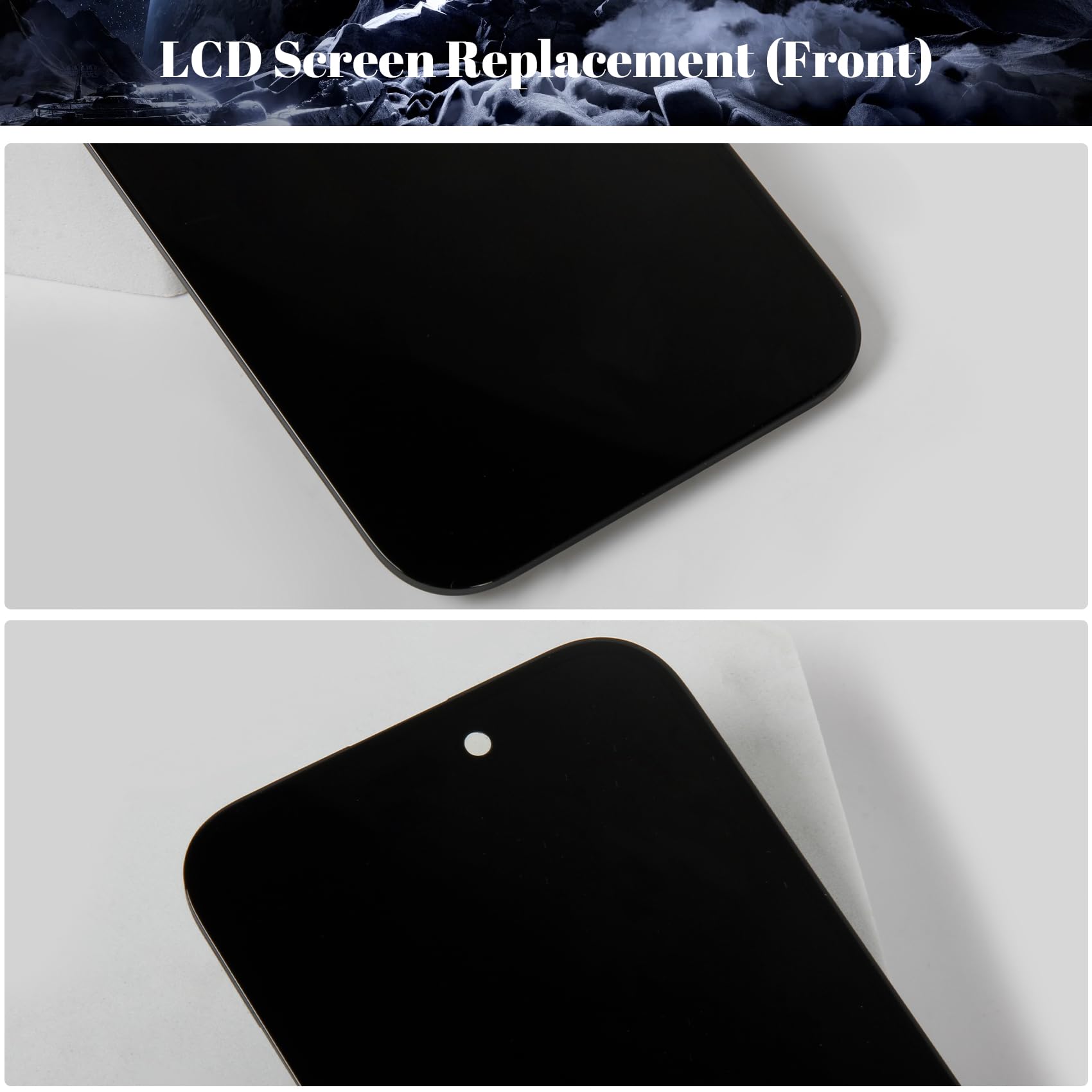 TFT pour iPhone 15 Écran de remplacement pour iPhone 15 LCD pour iPhone 15 A3090, A2846, A3089, A3092 Écran tactile Digitizer Assemblée (Noir)