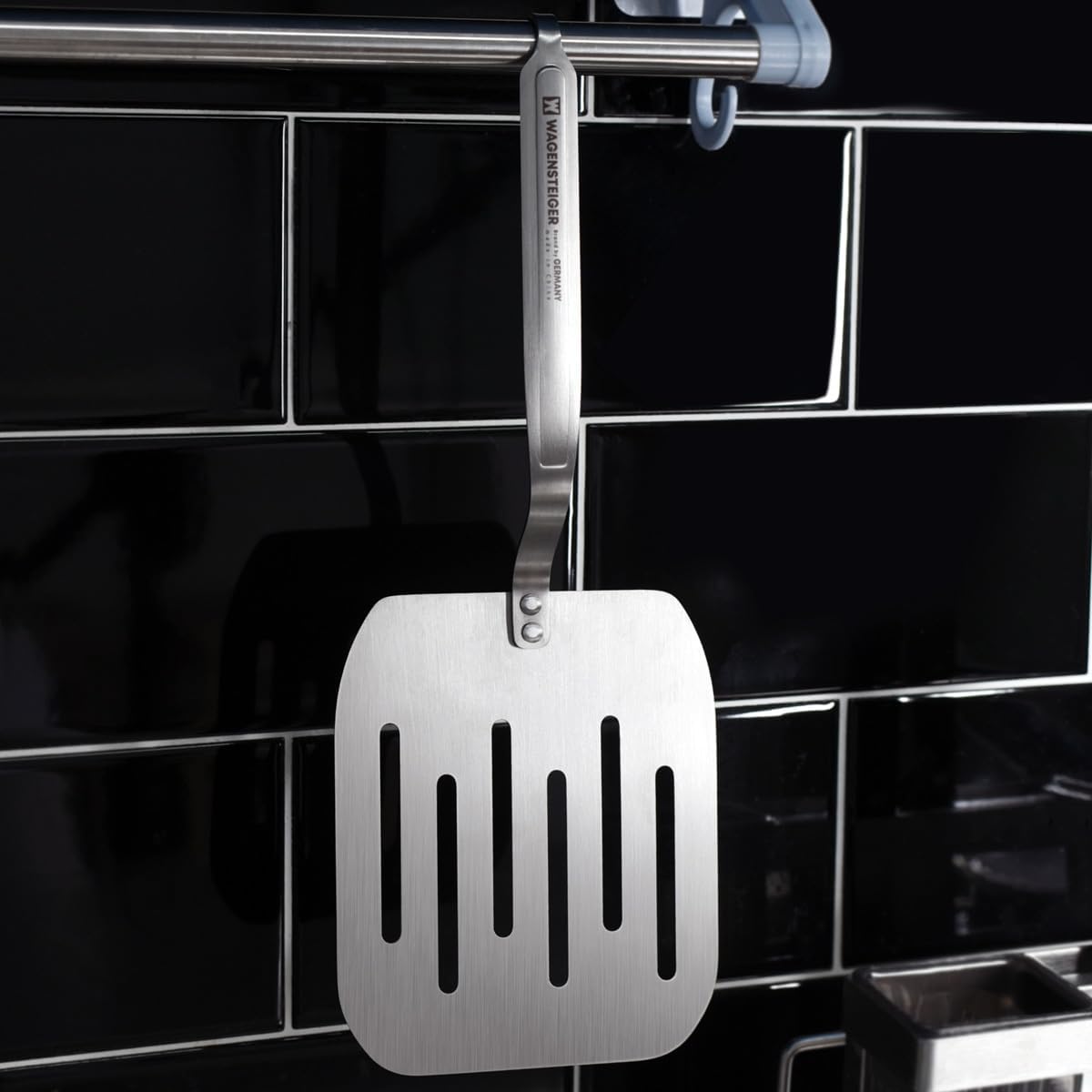 WAGENSTEIGER Extra Wide Stainless Steel Turner Spatula - Commercial Grade Non-Stick Easy Flipping Design Thin Blade & Heat Resistant Handles For Omelette, Fish, Burgers, Pancake, Korean Jeon, Flipper - Image 7