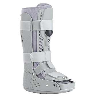 Air Cam Fracture Walker Boot Tall Inflatable Walking Boot for Achilles Tendon Surgery, Acute Ankle Sprains, Broken Toe Foot, Post Op Care S
