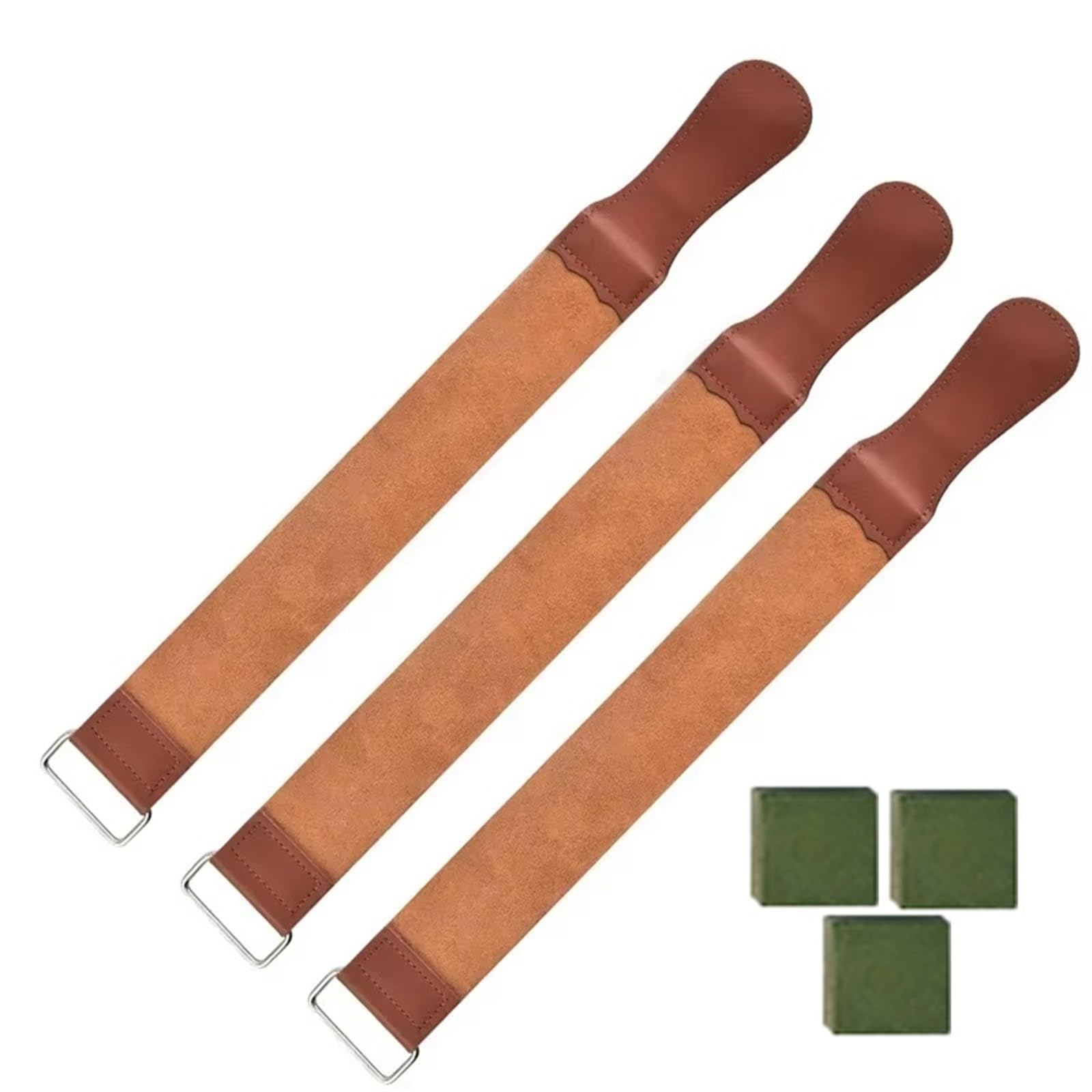 Coramella per Affilatura Cinturino in pelle for affilatura, rasoio a mano libera, coltello pieghevole, lucidatura, cintura for Per Rasoi, Affilatura Coltelli E Scalpelli(Type 6)