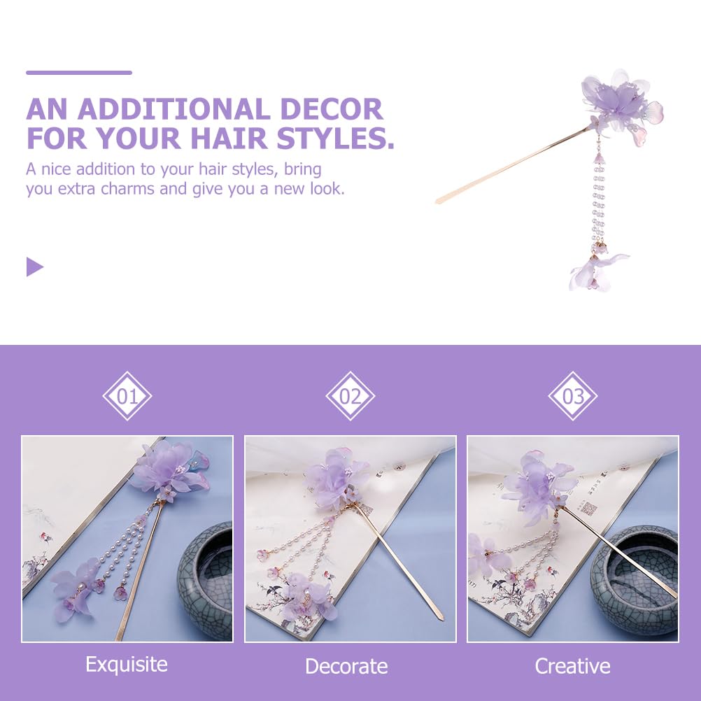 Amazon.com : FOMIYES Hairpin Purple Hair Accessories  display picture 2