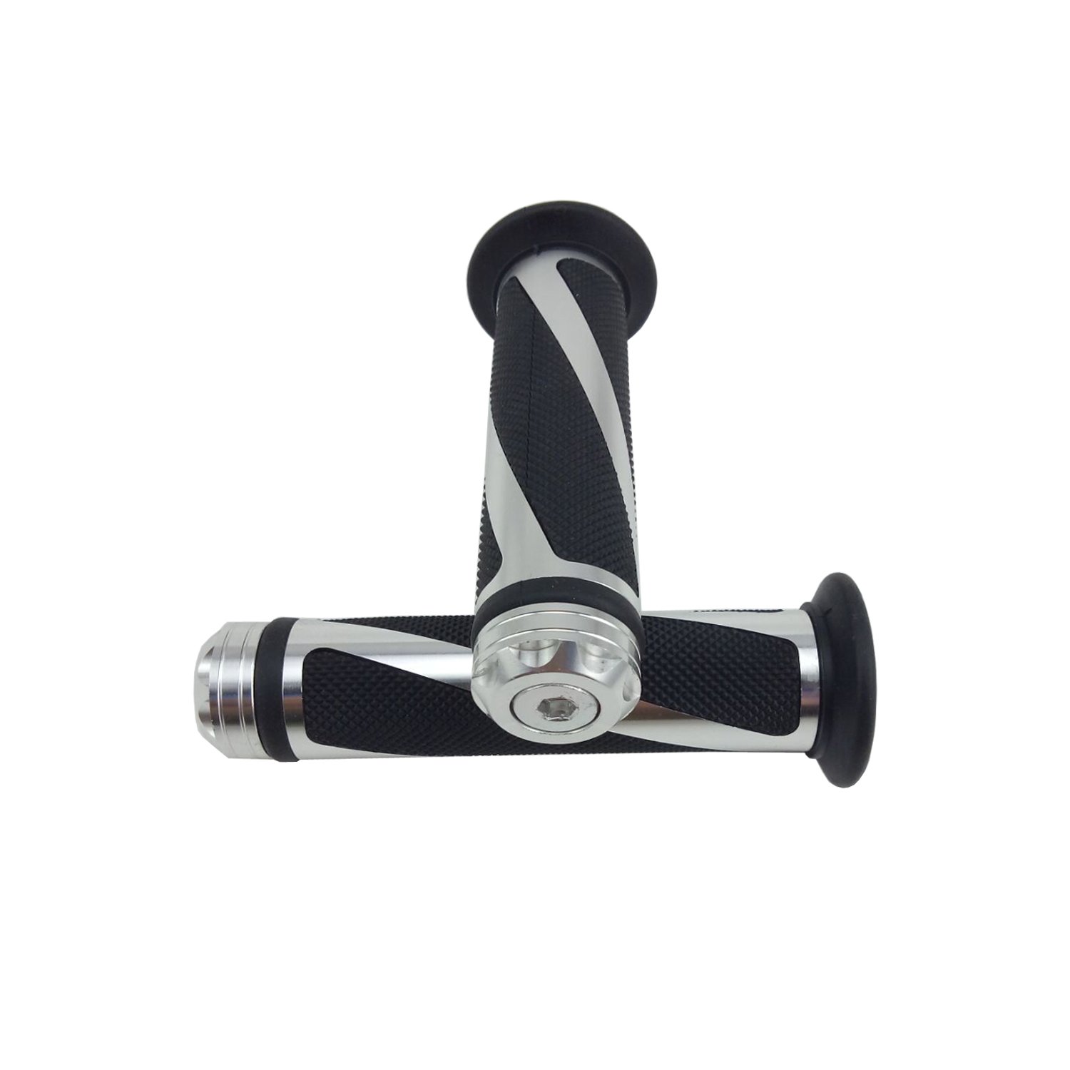 Universal Motorcycle Rubber Gel Handlebar Hand Grips for 7/8" Bar End Handle Bars Sports Bikes